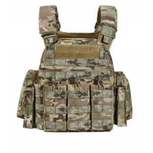 ЖИЛЕТ ТАКТИЧЕСКИЙ plate carrier с подсумками molle VT-6031 OD, CB, BK, MC [YAKEDA]